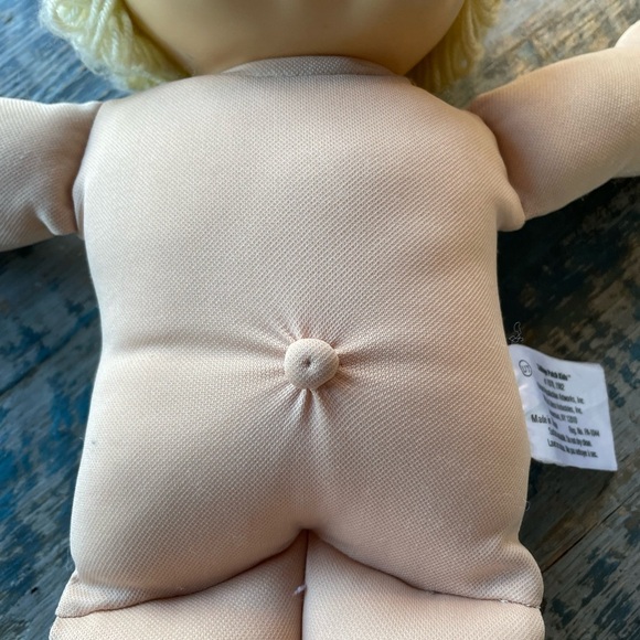 Vintage Cabbage Patch Kids Doll 1978 1982 Blond Hair Blue Eyes Two Dimples - Picture 5 of 13